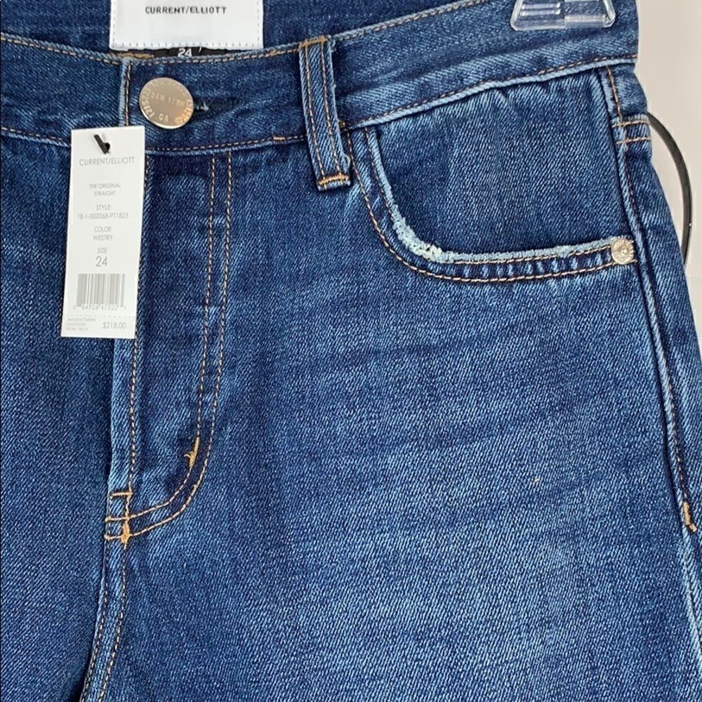 Current Elliott Original Straight button fly jean… - image 3